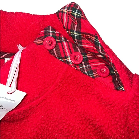 NWT Vineyard Vines Sherpa Mock Neck Tunic | Size Girls XL (16) - Picture 3 of 8